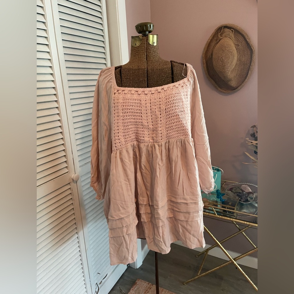 Pink blouse